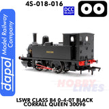 LSWR Class B4 0-4-0T Black Corrall Queen 30096 - DCC Ready  | Dapol | 4S-0018-016