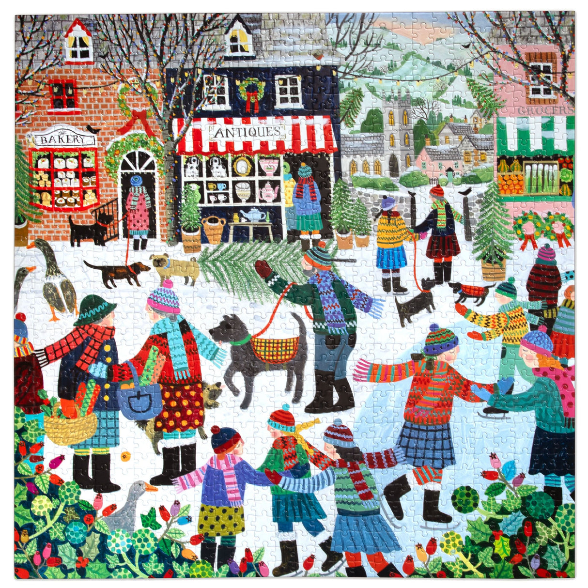 Christmas in the Square 1000pc Puzzle | eeBoo | PZT211