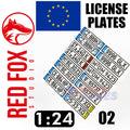 1/24 European Lincense plates vol.02