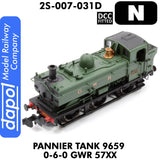 Pannier 9659 GWR Green Class 5700 | Dapol | 2S-007-031D