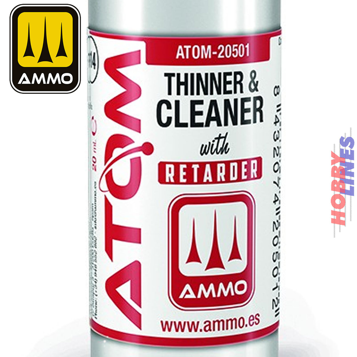 ATOM Thinner & Cleaner with Retarder 20 ml Acrylic ATOM-20501