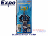 AIRBRUSH HOLDER & clamp Holds up to 4 airbrushes Expo Tools BA099
