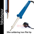 30W Soldering Iron Flat Tip | Blackspur | 77501