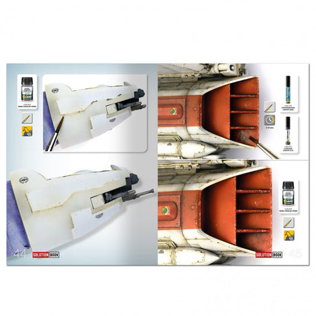 HOW to PAINT Rebel Galactic Starships SOLUTION BOOK 28 Full Colour 65 pages | Ammo by Mig Jimenez 