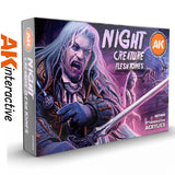 Night Creature Flesh Tones - 3G Acrylic Paint x 6 | AK interactive | AK11602