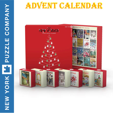 New Yorker ADVENT CALENDAR New York Puzzle Company 24 mini puzzles Jigsaw NPZNY2150