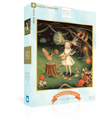 ENCHANTED GLEN New York Puzzle Company 500pc Random Cut Jigsaw
