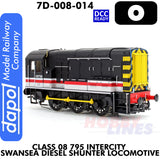 Class 08 795 Intercity Swansea Diesel Shunter Locomotive - DCC Ready | Dapol | 7D-008-014