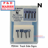 Track Side Signs | P&D Marsh | X44