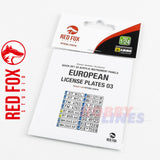 1/24 European Lincense plates vol.03