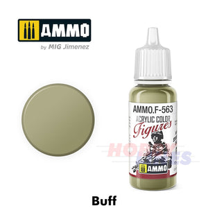 Ammo ACRYLIC COLOUR for FIGURES 17ml jar agitator ball Full Range Mig Jimenez