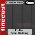 SLATE ROOFING Grey 1:76 OO 4mm 3D Texture Sheet FINECAST FBS415G