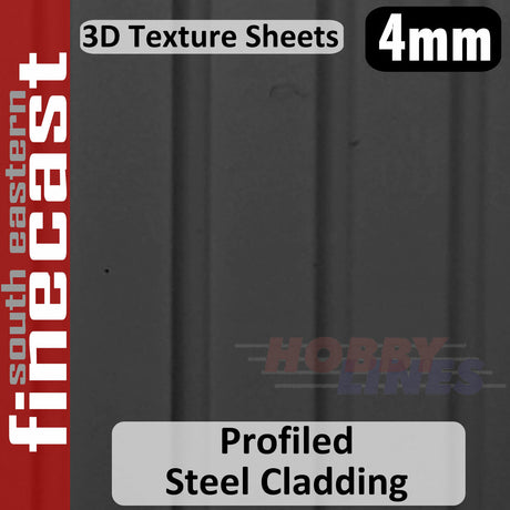 SLATE ROOFING Grey 1:76 OO 4mm 3D Texture Sheet FINECAST FBS415G
