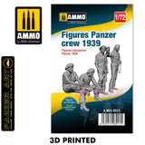 3D Printed Figures Panzer Crew 1939 - 1:72 | Ammo by Mig Jimenez | MIG8913