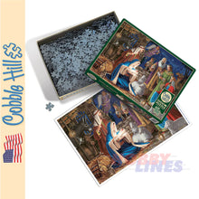 Load image into Gallery viewer, Miracle in Bethlehem Nativity Christmas Cobble Hill 1000pc jigsaw puzzle 40223
