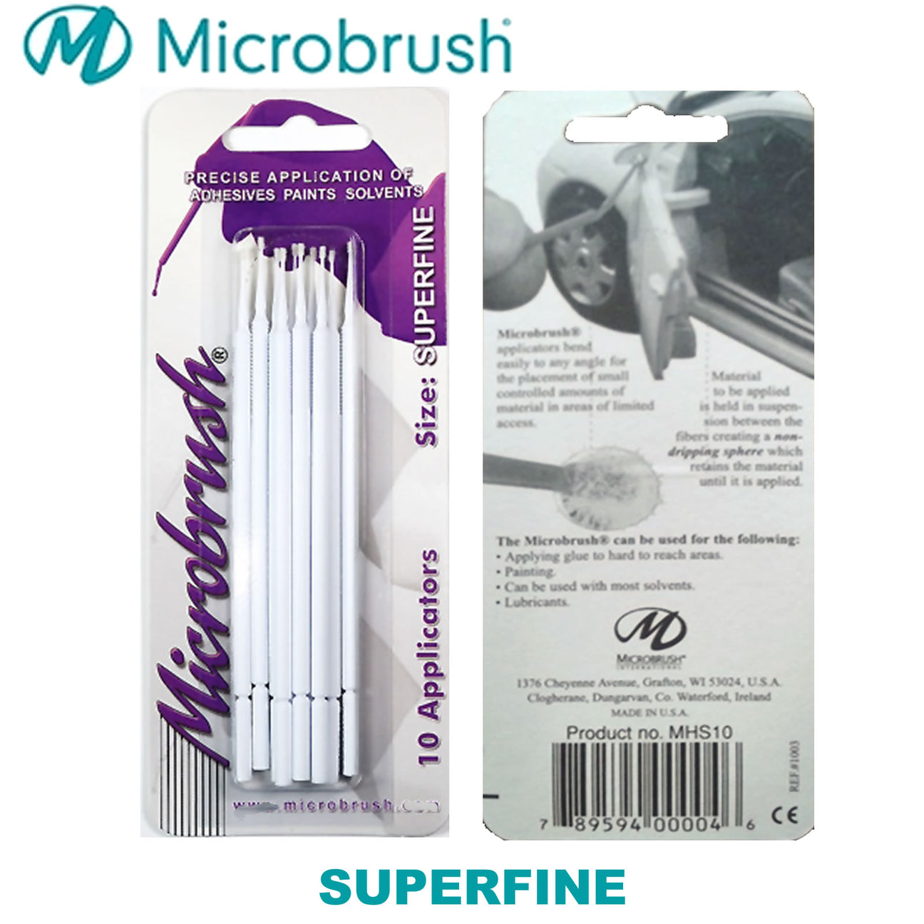 Microbrush Superfine - 10 applicators | Microbrush | MHS10