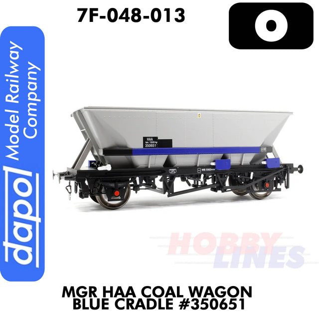 MGR HAA Coal Wagon Blue Cradle - #350651 | Dapol | 7F-048-013