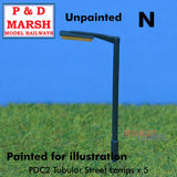 Tubular Street Lamps x 5 - Unpainted | P&D Marsh | C2