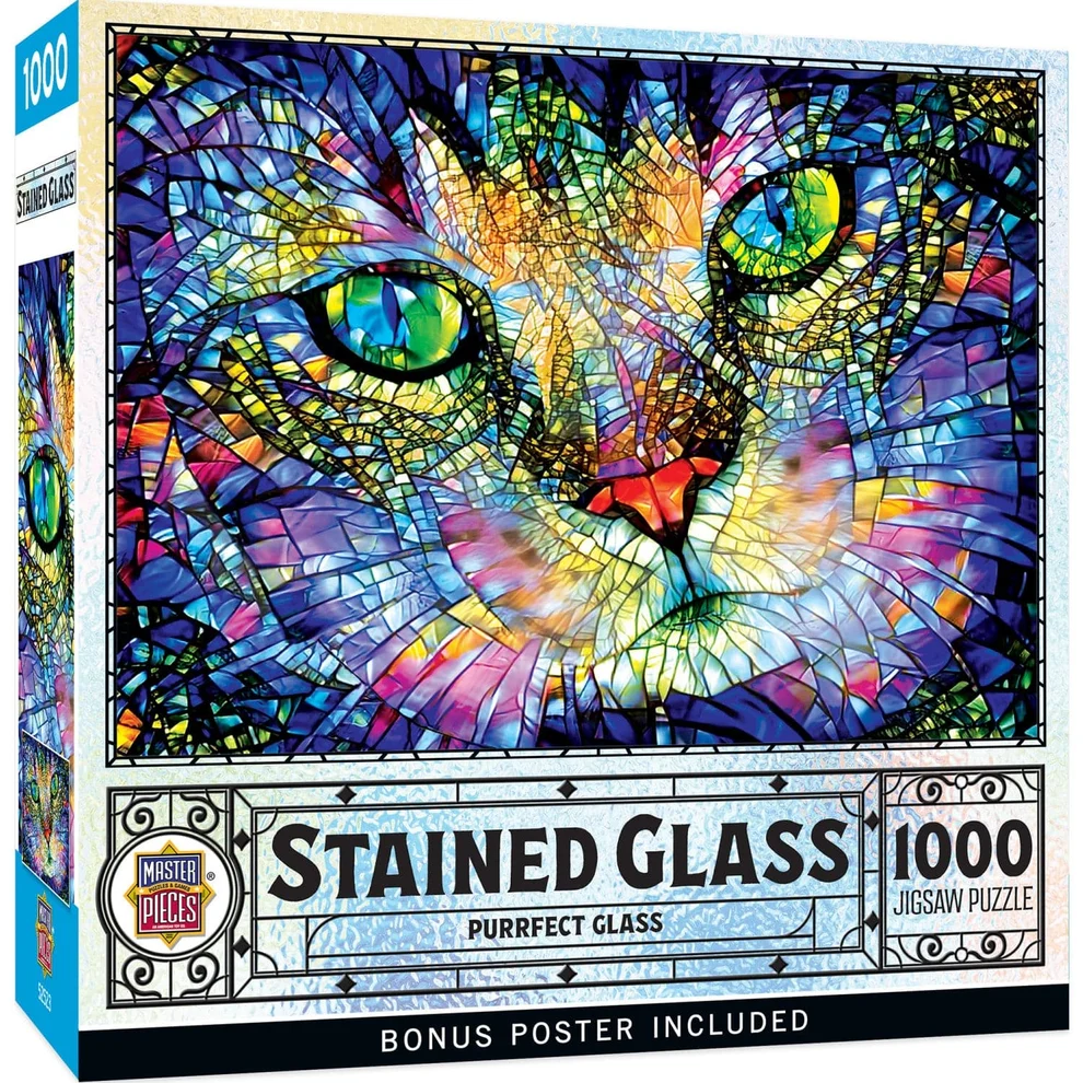 Purrfect Glass - 1000pc Puzzle | Masterpieces | 72502