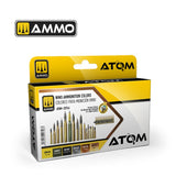 Atom WWII AMMUNITION COLOURS Set - 6 x 20ml Jars Acrylic Paint | Ammo by Mig Jimenez 