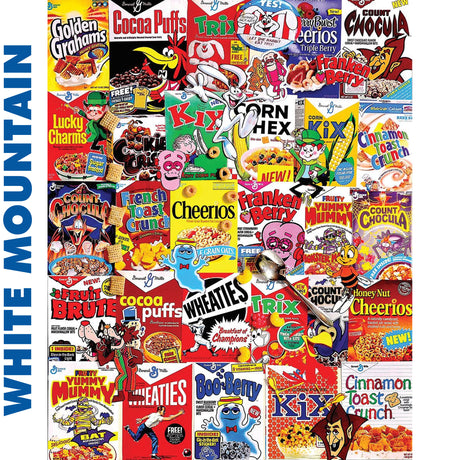 Cereal Boxes - 1000pc Puzzle | White Mountain | 1261pz