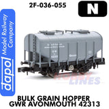Bulk Grain Hopper Great Western Railway Avonmouth 42313 | Dapol | 2F-036-055