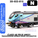 Class 68 Felix 68031 Transpennine Express  - DCC ready |  Dapol | 2D-022-015