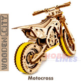 MotoCross Bike - 3D Puzzle | Wooden City |  WR343