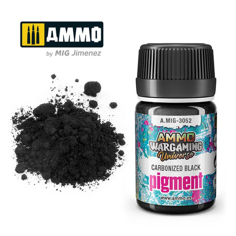 Wargaming Universe - Pigment Carbonized Black - 35ml | Ammo by Mig Jimenez | MIG3052 