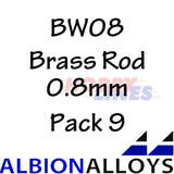 Brass Rod ALBION ALLOYS Precision Metal Model Materials Various Sizes BW02 BW