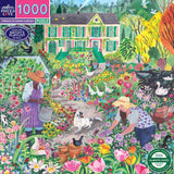 French Flower Garden 1000pc Puzzle | eeBoo | PZT662