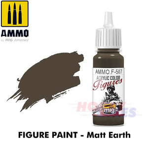 Ammo ACRYLIC COLOUR for FIGURES 17ml jar agitator ball Full Range Mig Jimenez