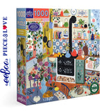 eeBoo MORNING KITCHEN 1000 pc Square Jigsaw Puzzle Super Deluxe PZTMNK