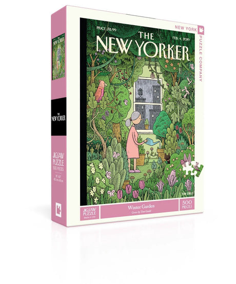 WINTER GARDEN New York Puzzle Company 500pc Random Cut Jigsaw 