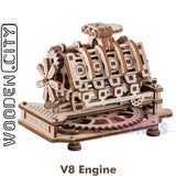 V8 Engine - 3D Puzzle | Wooden City | WR316