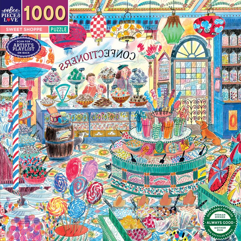 Sweet Shoppe 1000pc Puzzle | eeBoo | PZT631