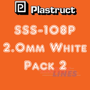 CLEAR & WHITE STYRENE SHEET range styrene ABS plastic polystyrene SSS PLASTRUCT