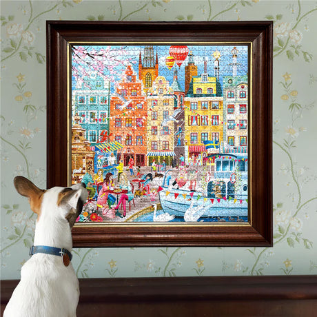 eeBoo STOCKHOLM 1000 pc Square Jigsaw Puzzle Super Deluxe PZTSKM