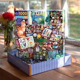 Naturalist's Cat 1000pc Puzzle | eeBoo | PZT713