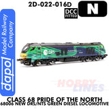 Class 68 Pride of the North 68006 New DRS/NTS Diesel -  DCC Fitted | Dapol | 2D-022-016D
