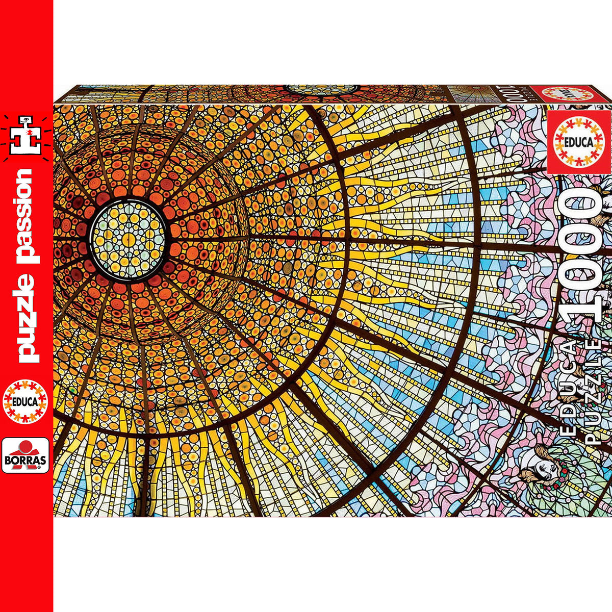 Palace Of Catalan Music 1000 Piece Jigsaw Puzzle | Educa | 19256