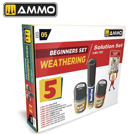 WEATHERING SUPERPACK Beginners Set 10 piece Ammo by Mig Jimenez 7820