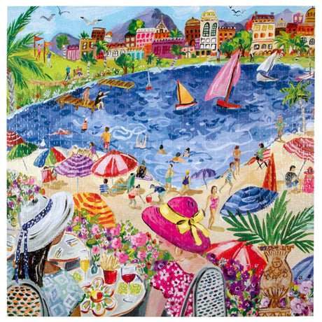eeBoo LUNCH BY THE SEA 1000 pc Square Jigsaw Puzzle Super Deluxe PZT117