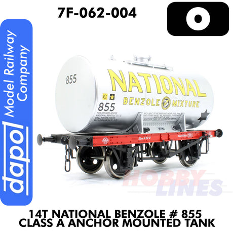 14T National Benzole #855 Anchor Mounted Tank | Dapol | 7F-062-004
