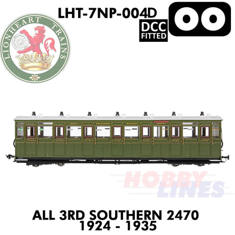 All Third Southern 2470 1924-1935 - DCC - 1.435 OO | Lionheart Trains | LHT-7NP-004D