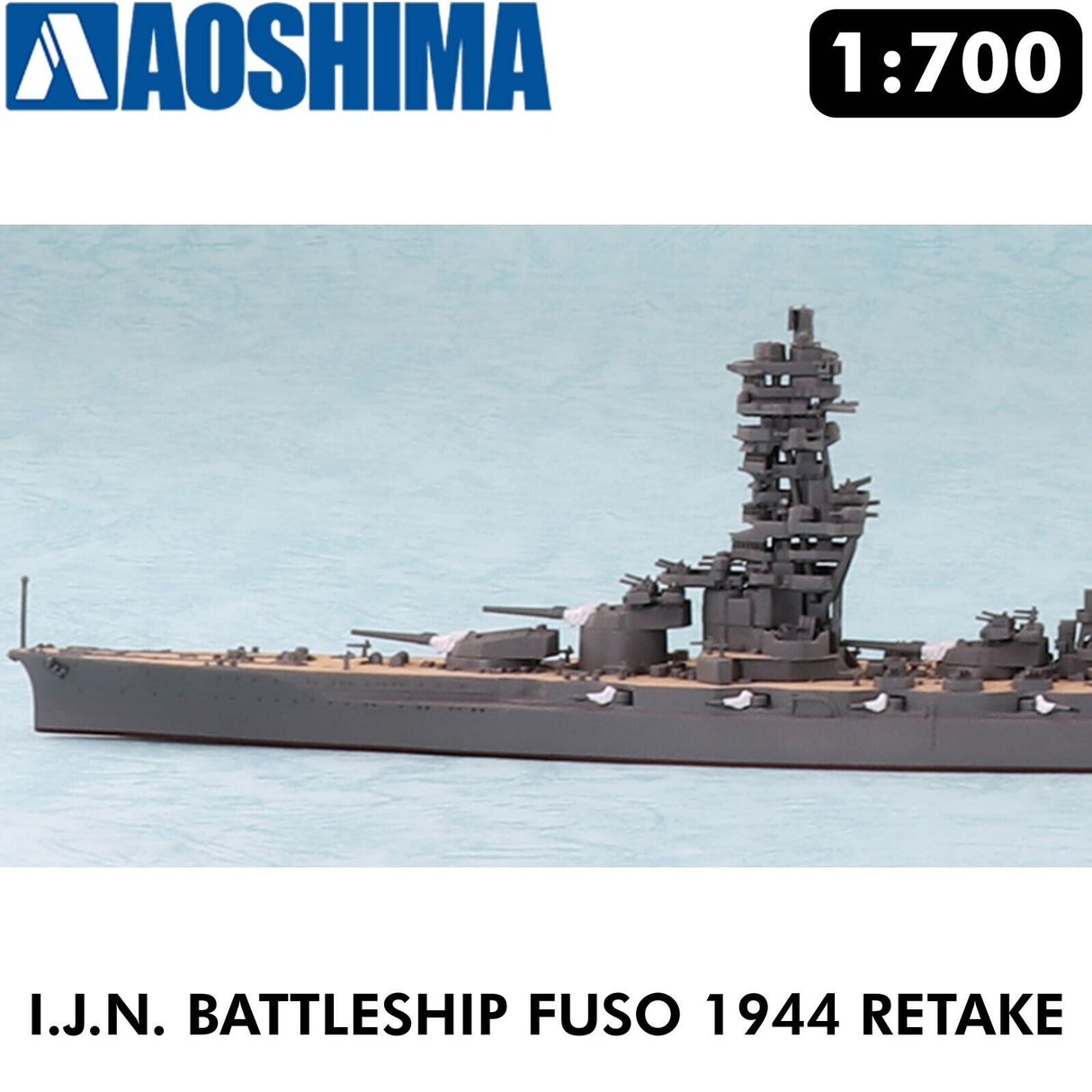 IJN Battleship FUSO 1944 Retake Water Line Series #125 1:700 kit AOSHIMA 00097