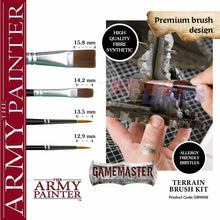 Load image into Gallery viewer, GAMEMASTER TERRAIN BRUSH KIT 4 top quality brushes The Army Painter GM4006P
