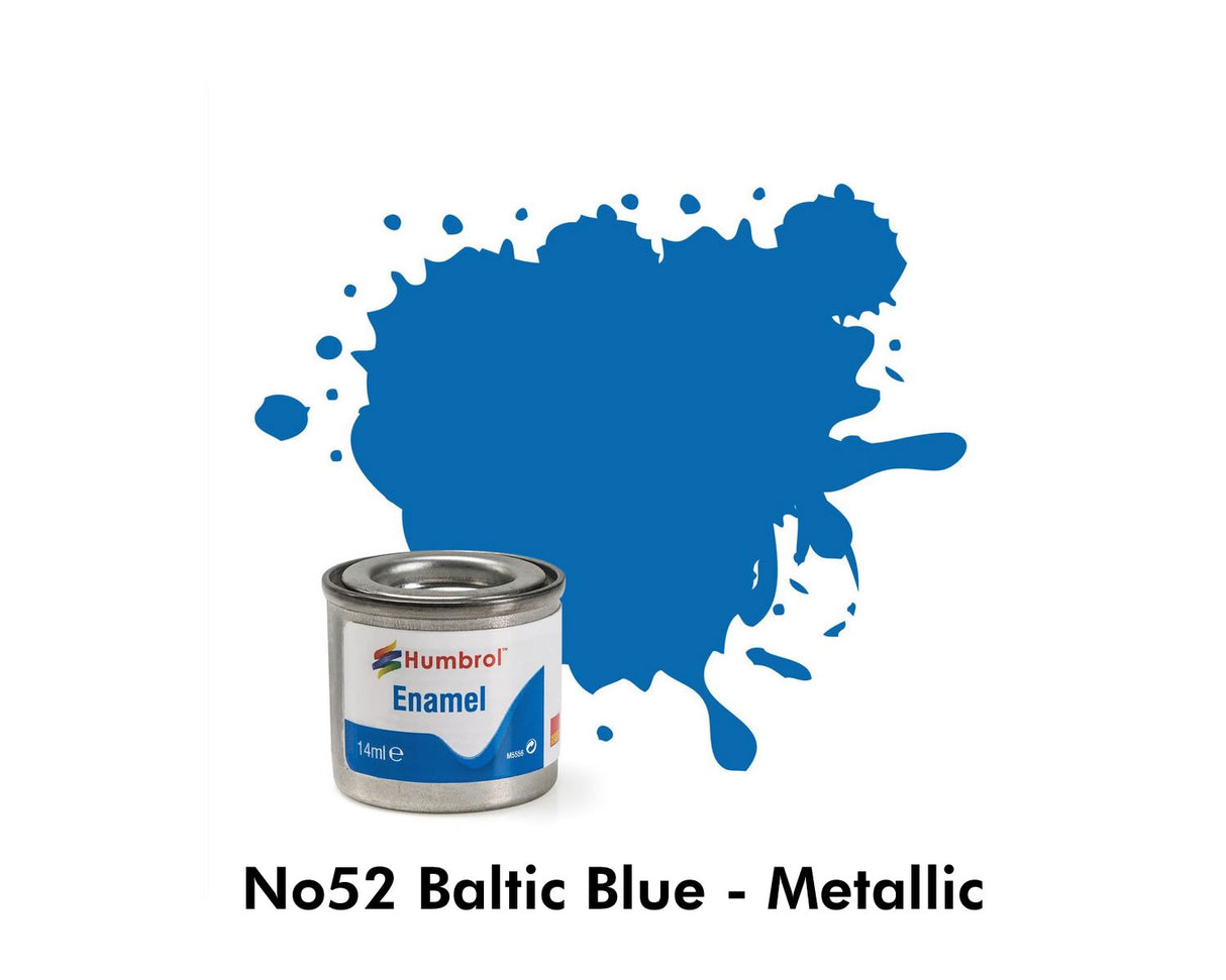Enamel Tinlets No 52 Baltic Blue Metallic
