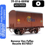 Banana Van Fyffes Bauxite Large Logo - Weathered | Dapol | 7F-016-009W