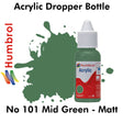 Acrylic Dropper -No 101 Mid Green - Matt | Humbrol | DB0101